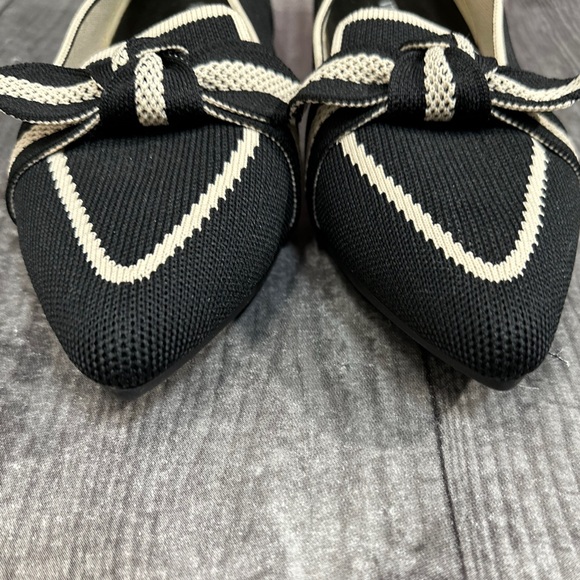Vivaia Pointed-Toe Bow Loafers [S3213] - Picture 8 of 13